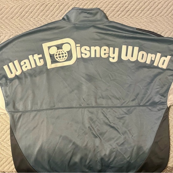 Disney World Spirit Jersey Gray and White Zip-Up Jacket size S - Picture 8 of 8